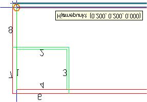 25.11.2011 46 Bygg Eksempel for å tegne rom i vist bygg: Innervegger skal være 10cm. Vi begynner med rom 1, oppe i venstre hjørne som innvendig skal være 2.5 x.2 m.