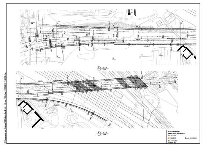 Dok nr: UOS00-A-36105 Side: 16 av 38 Follobanen 1.1.7 Fundamentering Det pågår i dag noe generelle terrengsetninger i området slik det gjør i det meste av Oslo.