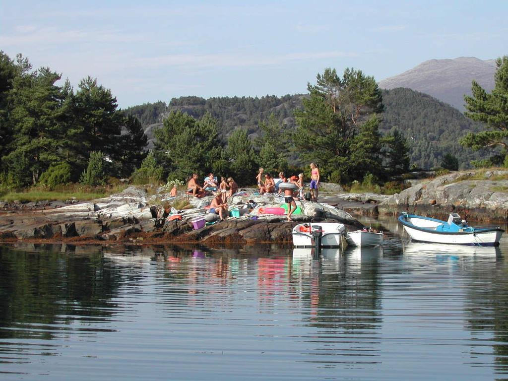 Det er mulig å komme helt inn i lagunen på Kolsøy