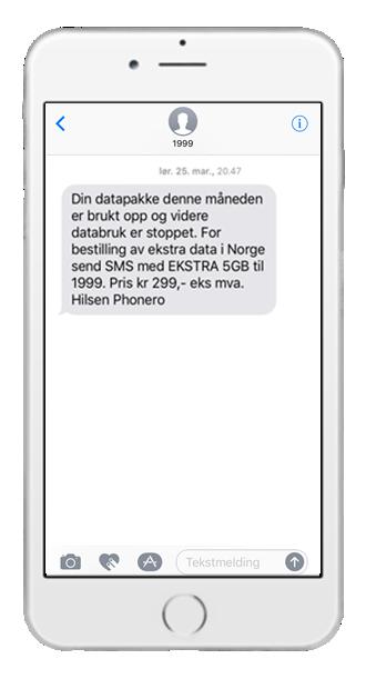 Man kan i profilen bestemme om ekstra datapakker som bestilles skal dekkes av bedriften, den ansatte via lønnstrekk eller Vipps.