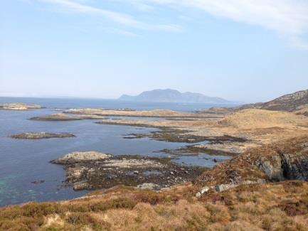 Første delen ned på nordsida av