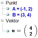 Oppgave 1.70 Finn u + v ved regning, ved tegning og digitalt. a) u = [ 1, 2] v = [2, 3] b) u = [3, 2] v = [1, 2] c) u = [1, 1] v = [ 2, 3] Oppgave 1.72 Finn u v ved regning, ved tegning og digitalt.