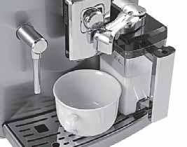 Denne oppskriften kan ikke endres av brukeren. 1 RAGES 2 3 AMERICAN COFFEE ESPRESSO MACCHIATO Sett koppen under uttaket.