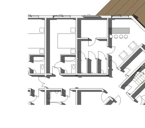Snitt 1 terrasse Plan 2 Terrasseanlegg sitteamfi bålpanne/