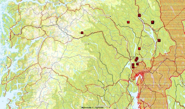 Protokoll for møte i Rovviltnemnda 22. juni 2015 Side 9 av 15 påvist i region 2 (Aust-Agder og Telemark). Per 15.