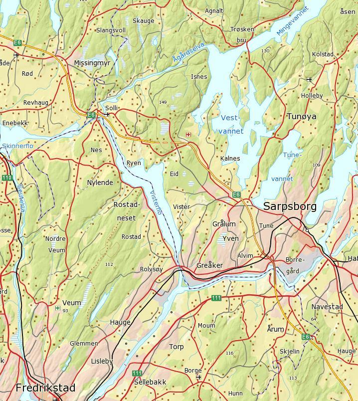 1. Innledning Innsjøene Vestvannet og Borredalsdammen ligger i hhv. Sarpsborg og Fredrikstad kommune (Figur 1) i Østfold, og utgjør i sammen drikkevannsreservoaret for Fredrikstad.