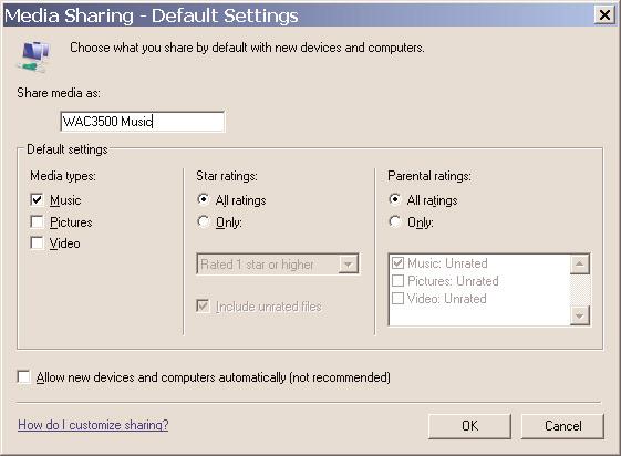 D2 Bruk av UPnP (for Windows XP/Vista) 1 Kontroller at Windows Media Player 11 er installert på PC-en 2 Trykk på Start > Programs > Windows Media Player (Start > Programmer > Windows Media Player) på