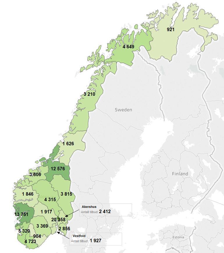 Et lærested kan ha flere studiesteder.