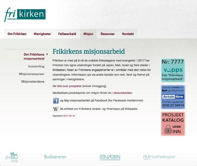 no/misjon Fribus speidersider: fribu.