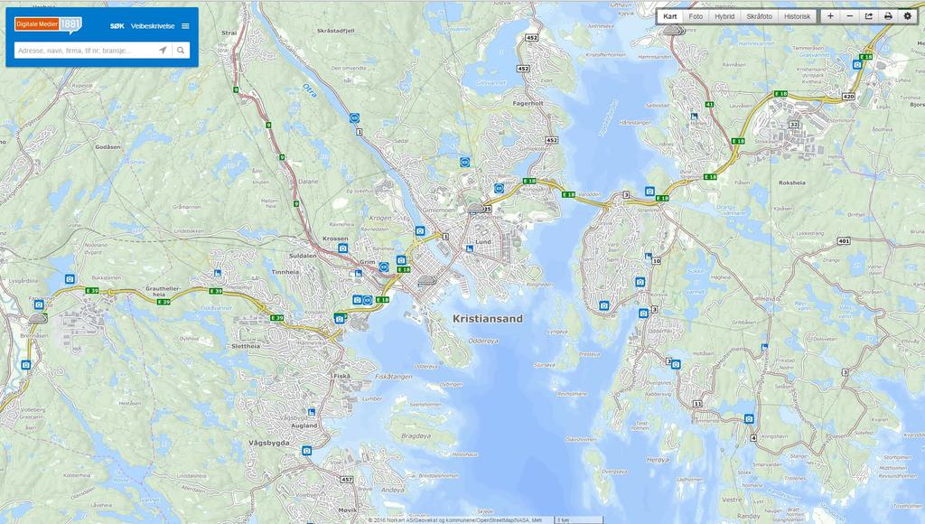 Viktig logistikksentre og industribedrifter i Kristiansand Jernbane term