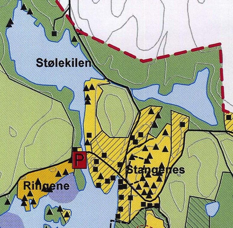 Kystsoneplan (opphevd kommunedelplan) Utsnitt fra Kystsoneplanen. Denne kommunedelplanen er opphevd, men arealformålene er videreført i gjeldende kommuneplan.