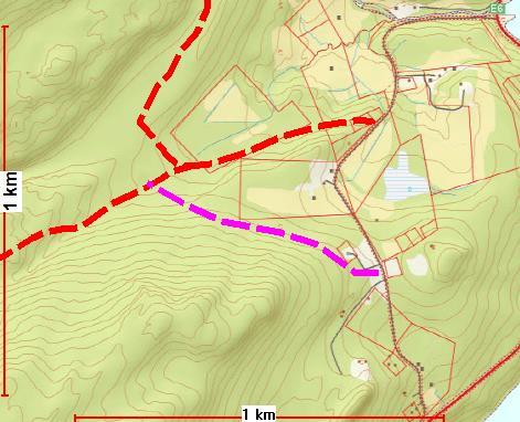 Eget forslag I og forslag 24b Omlegging av løype 15, fra Kongestein via Martinskaret til løype 14, Luostejohka.