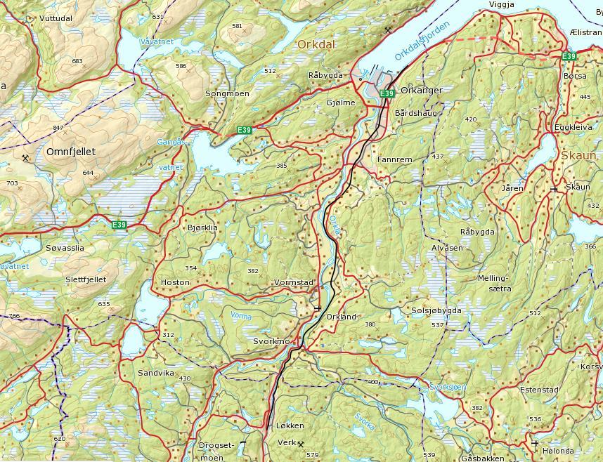 MILJØTEKNISK GRUNNUNDERSØEKLSE I LØKKEN SENTRUM, MELDAL KOMMUNE 5/32 1 Innledning Meldal kommune har engasjert COWI AS for å foreta en miljøteknisk grunnundersøkelse i 3 områder i Løkken sentrum.