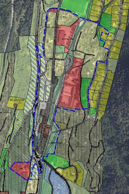 4.2. Gjeldende reguleringsplaner Planen vil, etter endelig vedtak, erstatte overlappende deler av følgende reguleringsplaner: Løkken sentrum (PlanID R0001) Langenglia boligfelt 2 (PlanID R0012)