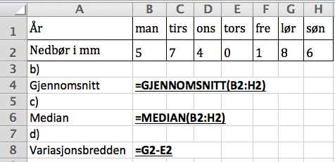 7 a) 78 år b) 328 c) 362 880 d) 50 101 = 5050 8 91,4 m 9 249 10 a) ab +