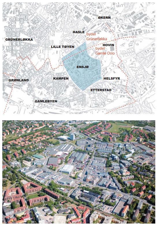 Ensjø områdeplan og veiledende plan for det offentlige rom