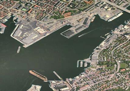 Bergen indre hamn, CCB og Mongstad -