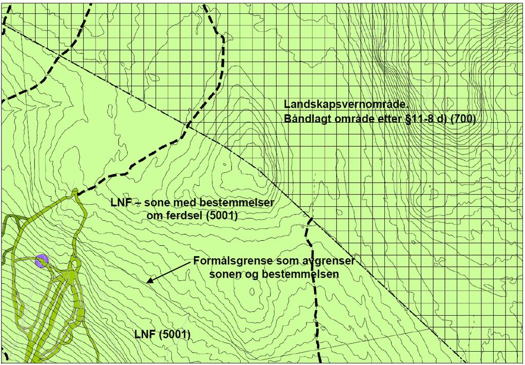 Styring av ferdsel gjennom bestemmelser til LNFområdene BESTEMMELSER ETTER 11-11 nr.