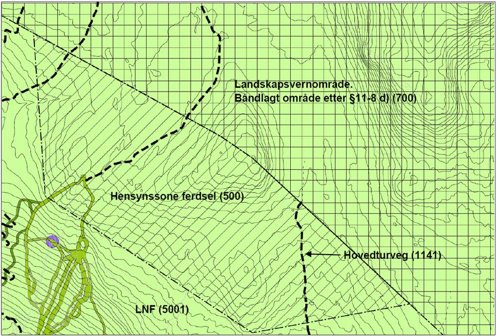 Randområder til verneområder styring av ferdsel BESTEMMELSER ETTER 11-8 C) Regulering av ferdsel i perioder som er viktige for villrein (mai/juni).