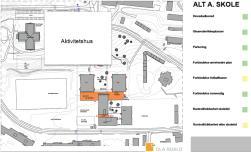 Grove kostnadsberegninger skole Alt Diagram alternativer for bebyggelse skole Vurdering konsept Riving BTA(m2) Kostnader Rehabilitering BTA(m2) Kostnader Nybygg BTA(m2) Kostnader