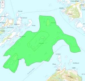 sjøfugl i deler av områdene LAE0002501 "Solvær", LAE0001183 Risvær-Sandvær-Kvitvær, LAE0001184