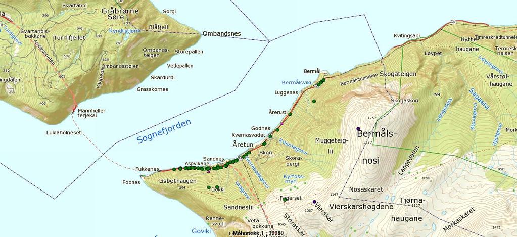 Hjort Bestandsplan for 2015 2017 i Lærdal har ein oversikt over hjortevald i kommunen. Det finnest eit hjortevald for Bermål Fodnes som dekker eit område på 11986 daa.