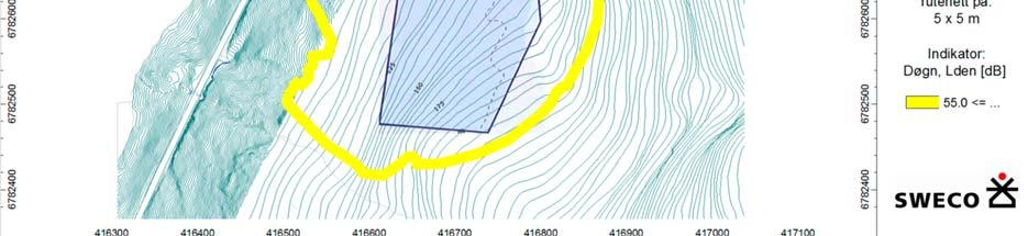 SWECO har gjort utgreiingar for støy ved prøveuttak. Sjå vedlagt rapport frå 19.12.2014 og som ligg til grunn for konsekvensutgreiinga.