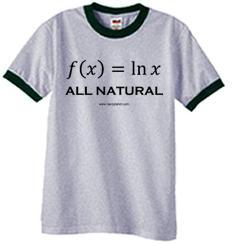 Oppgave 8: ( derivasjon av ln x, kjerneregelen ) a) Gitt funksjonen f(x) = ln x.