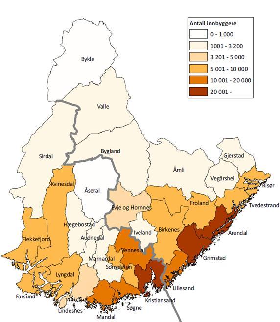 Størrelse og avstand