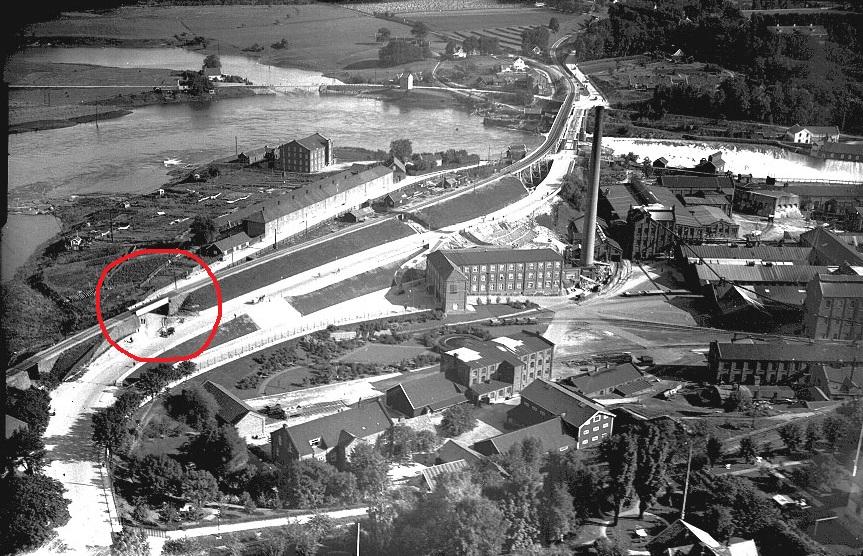 Midlertidig vegomlegging på vestsiden Den gamle