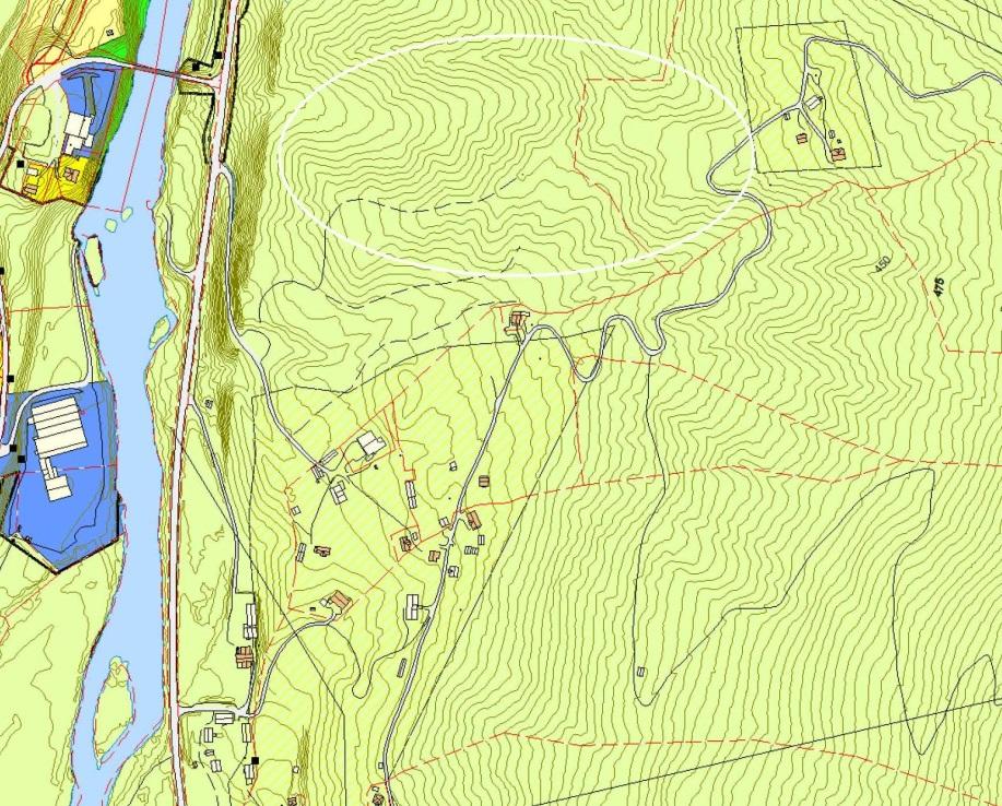 Bu i Nore 110-1 150/3 Bu i Nore v/ Birgit Kollandsrud Friis LNF-område, lokalisert i tilknytning til