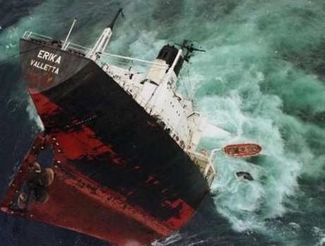 Background Erika was the name of a tanker built in 1975. She sank off the coast of France in 1999, causing a major environmental disaster.