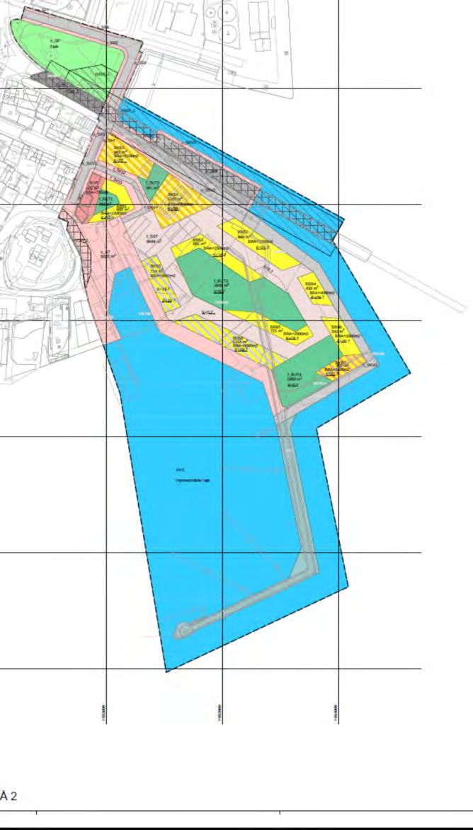 Sak 18/17 Reguleringsplankart plan 1498 Planområdet omfatter ca. 90 da mens utbyggingsområdet inkl. parkering omfatter ca. 30 da, hvorav ca. 17 da skal utfylles i sjø.
