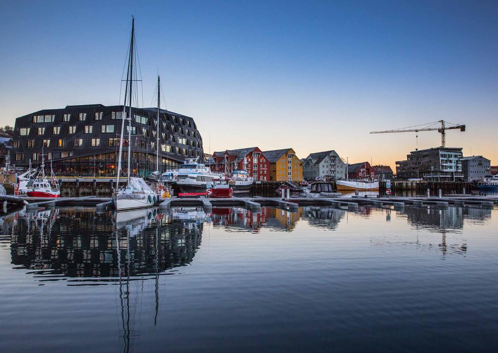 Ansvarlig forvaltning Langsiktig avkastning Tromsø Havns viktigste bidrag til samfunnet er å skape verdier og videreutvikle et framtidsrettet foretak som tilbyr infrastruktur og tjenester på en