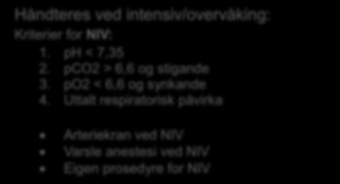 Inhalasjonsbehandling- Ventoline/Atrovent i forstøver 2.Oksygen (1-2l/min).