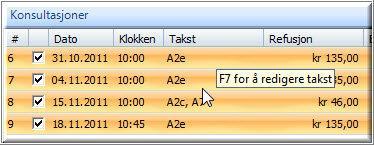 10.6.2 Korrigere en avvist konsultasjon 1. Registrer den aktuelle samleregningen som IKKE innsendt. 2. Registrer den aktuelle regninga som ikke innsendt 3. Rekkefølgen heretter kan man variere.