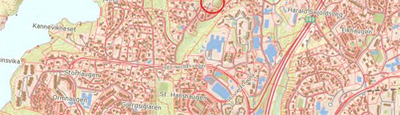 1 Lokalisering Planområdet er på ca 6 daa og ligg på Nordåstræet i Bergen