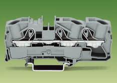 T@ Skinnemonterte rekkeklemmer 16 (25) mm 2 Serie 2016 0,5 16 (25 f ) mm 2 AWG 20 4 800 V/8 kv/3 600 V, 85 AU 76 A (90 A) 600 V, 85 A 2 Klemmebredde 12 mm / 0.472 in L 18 20 mm / 0.