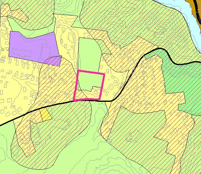 3.3 Kommunale føringer - Kommuneplanens arealdel viser arealfordeling samt område for ras- og skredfare innenfor