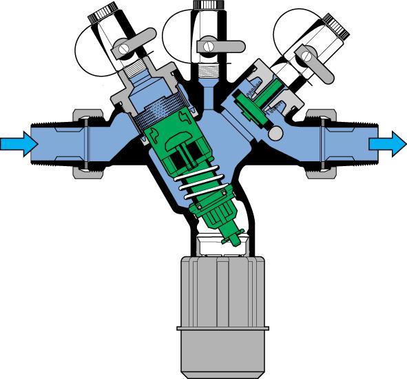 Funksjonsprinsipp for TBS ventil (type BA)