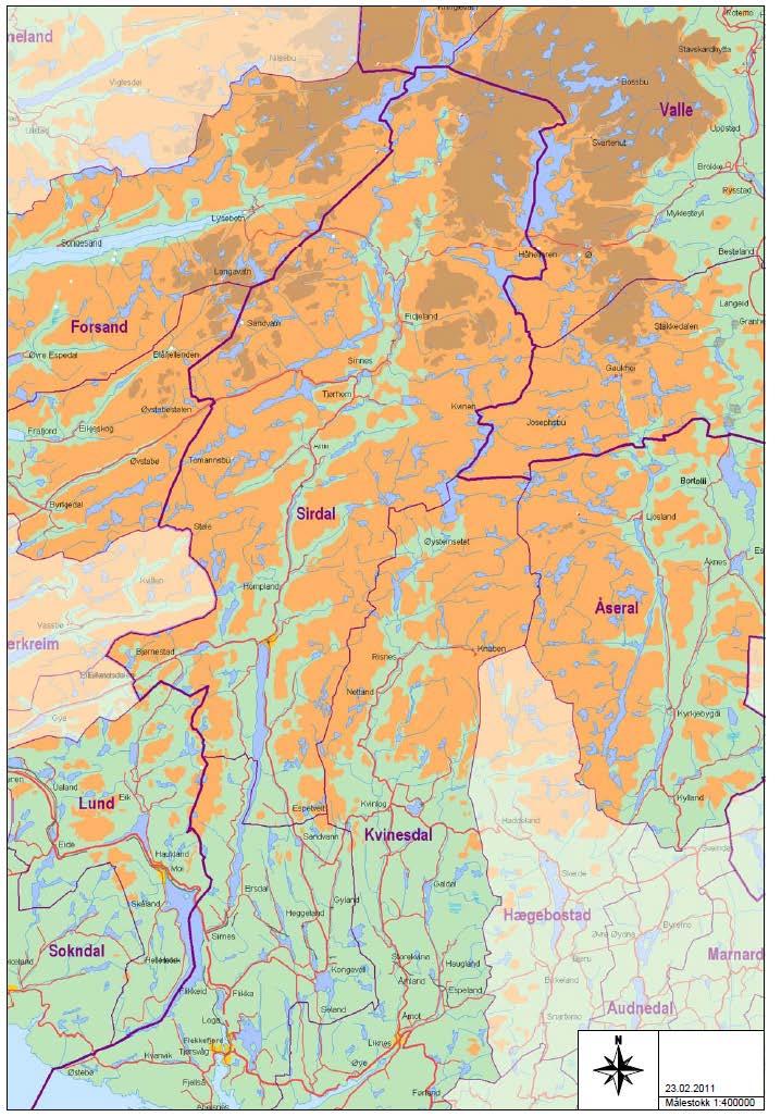 3. OMRÅDEBESKRIVELSE Svartevannmagasinet Roskreppfjorden Håhellervatnet Øyarvatnet Valevatn Hønetjørni Gravatn Ognhellervatnet Instestølvatnet Kvivatnet Myrstøltjørn Ousdalsvatnet Sirdalsvatnet