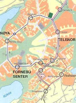 108 Kollektivbetjening av Fornebu Statens vegvesen Akershus /