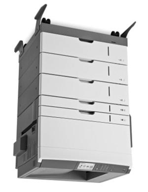 skuffer: Lexmark C925 med ekstra skuffer