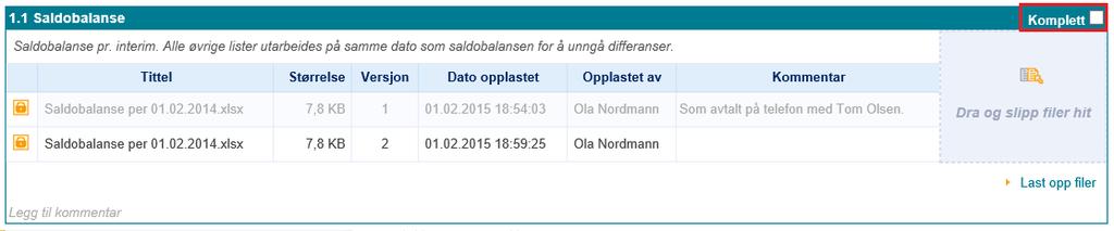 Fylt mappe viser at det har blitt lastet opp filer i mappen og/eller dens undermapper. Tom mappe viser at det ikke har blitt lastet opp noen filer til mappen eller dens undermapper.