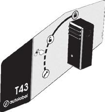 OVERSIKT D43 4 1 - Printhode håndtak 3 5 2 - Printhode 3 - Indre