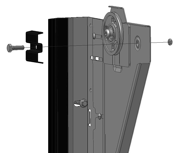 koblingssleide med M8x25 m/mutter. (Pose L-39) 10.