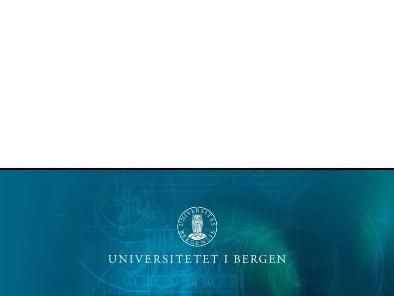 Fornying av universitetets strategi 2011-15