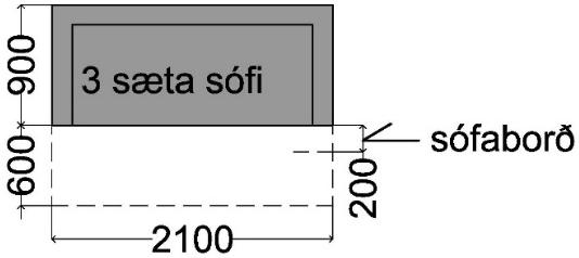 sófa og armstóla eru sýnd á myndum 5 7. Mynd 5.