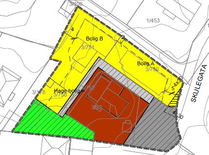 Skulegata, Sveinsvollvegen, Jærbladet (av 09.11.2004) Plan 0263.