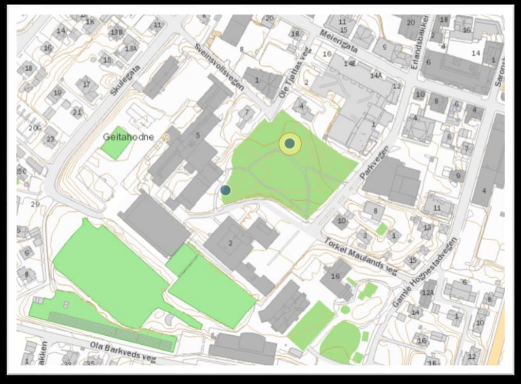 Områdeplan for skuleområde rundt Geitahodne - planbeskrivelse 17 Time kommune eier arealene tilhørende Bryne barneskole, Bryne ungdomskole og språkstasjonen.